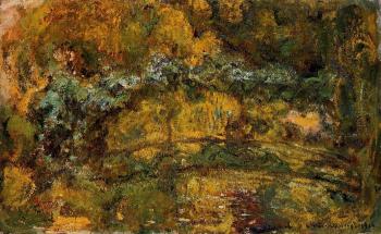 Claude Oscar Monet : The Footbridge over the Water-Lily Pone